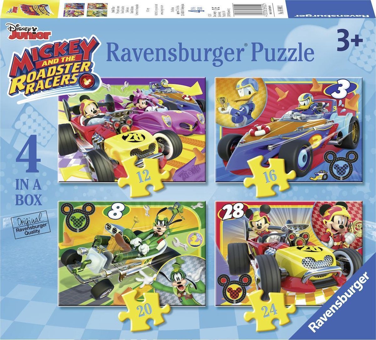 Ravensburger Puzzel Mickey 4 in 1 - De PuzzelGigant.nl